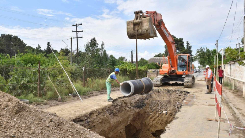 Xəzər və Sabunçu rayonlarında su təchizatı və kanalizasiya sistemləri yenidən qurulacaq