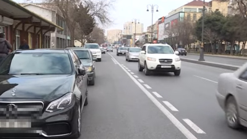 Paytaxt ərazisində avtobus zolaqları zəbt olunur