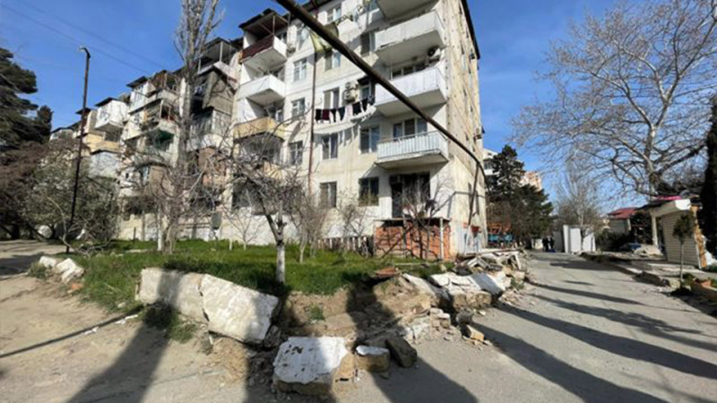 Nəsimi rayonunda yaşayış binalarında təmir işləri davam edir