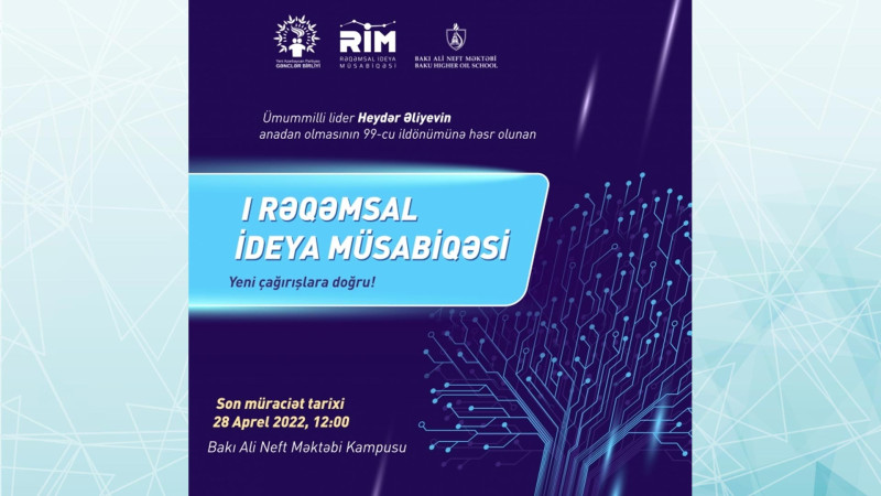 Bakıda innovativ gəncləri seçmək üçün müsabiqə keçiriləcək