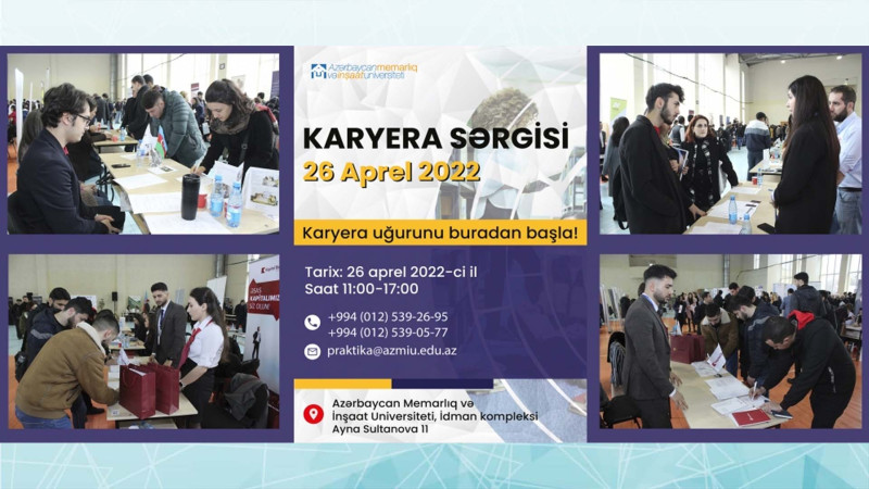 Bakıda 200-dən çox iş yeri təklifinin yer alacağı karyera sərgisi keçiriləcək
