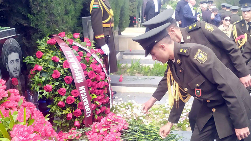 Bakıda Birinci Qarabağ müharibəsi şəhidi Albert Aqarunovun anım mərasimi baş tutub