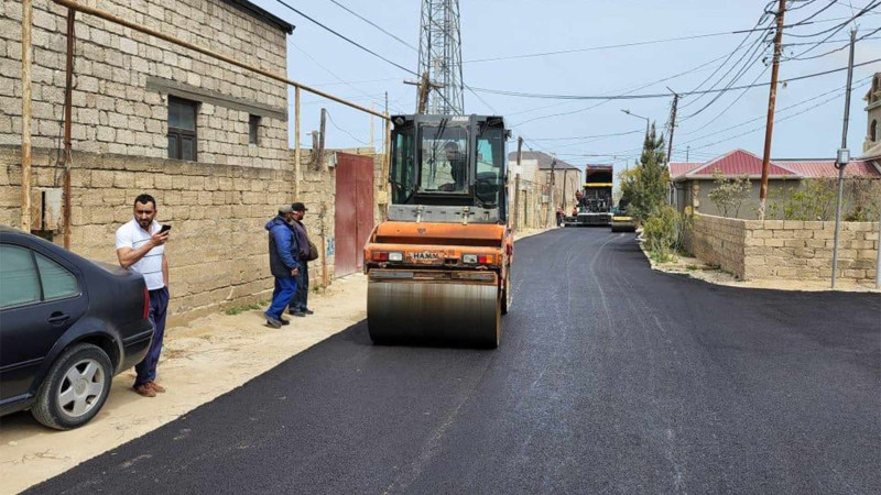 Bakıda şəhidin adını daşıyan küçə təmir olunur