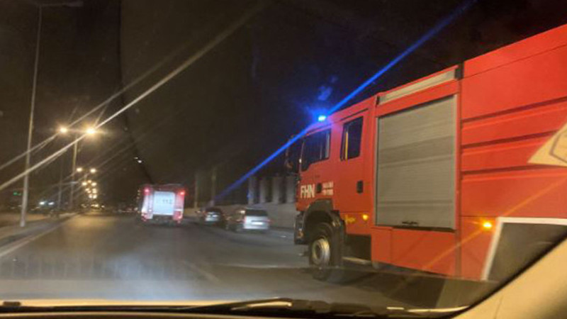 Nəsimi: Ceyhun Səlimov küçəsində ağaclar yanıb