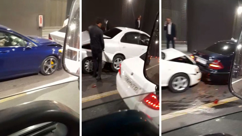 Ziya Bünyadov prospektində zəncirvari qəza baş verib