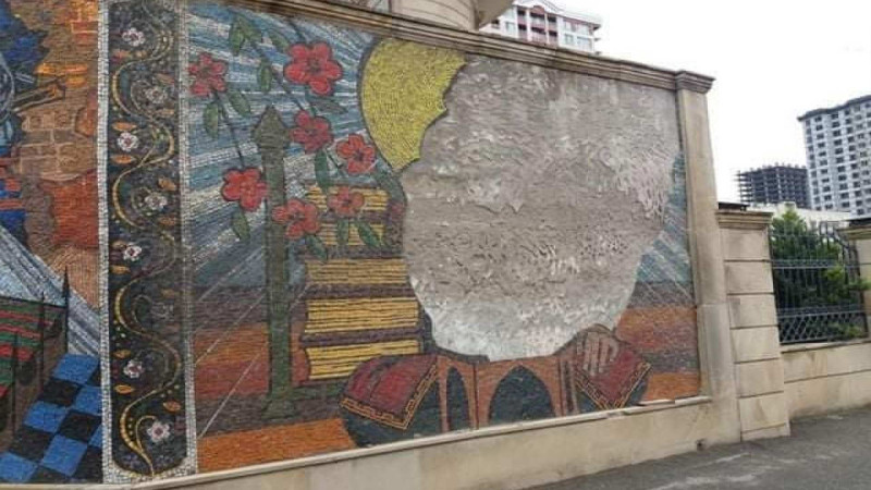 Bakıda sökülən mozaika rekonstruksiya ediləcək