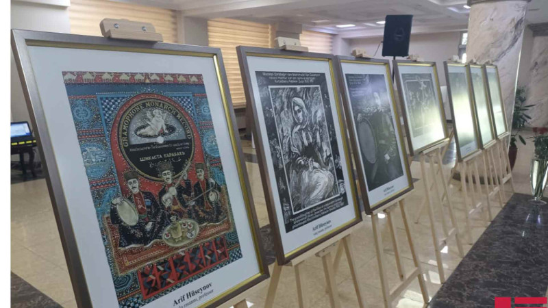 Bakı Slavyan Universitetində Arif Hüseynovun sərgisi keçirilir