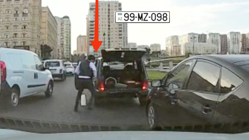 Paytaxtda təəccüb hissi yaratmaq istəyən sürücü cərimələndi