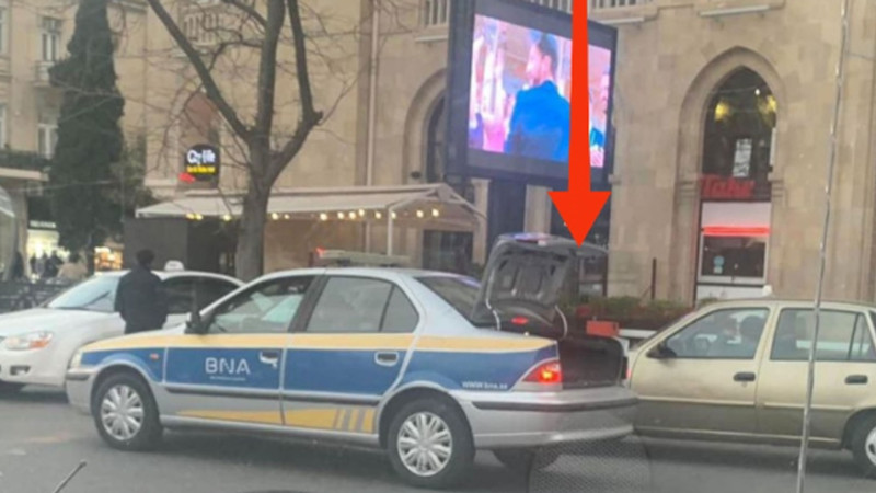 Nəsimi: BNA-nın avtomobili cərimə yazılmasın deyə “baqaj”ı açıq qoydu