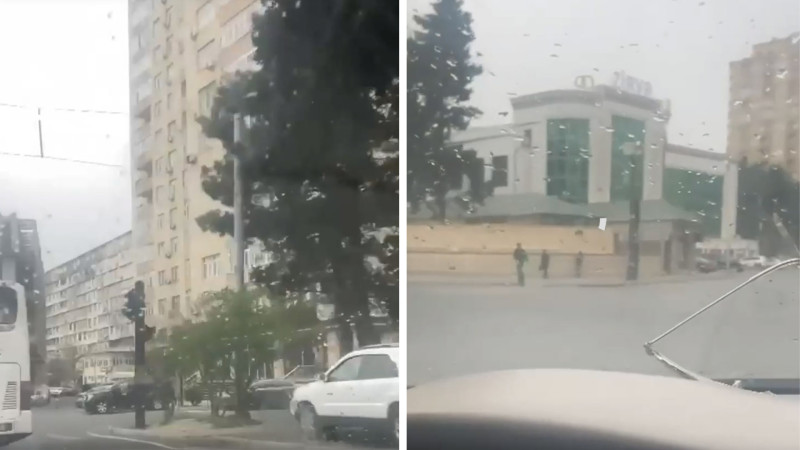 Binəqədi rayonunda işləməyən işıqfor sürücülər üçün təhlükə yaradır