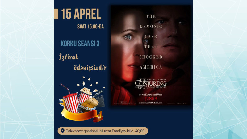 Bakı Gənclər Evində qorxu və həyəcan janrında film nümayiş olunacaq