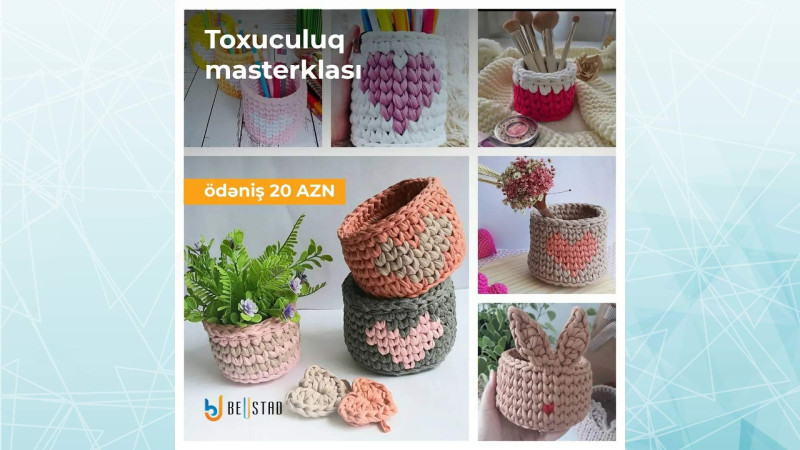 Bakıda toxuculuq üzrə hər kəsin iştirak edə biləcəyi master-klas keçiriləcək