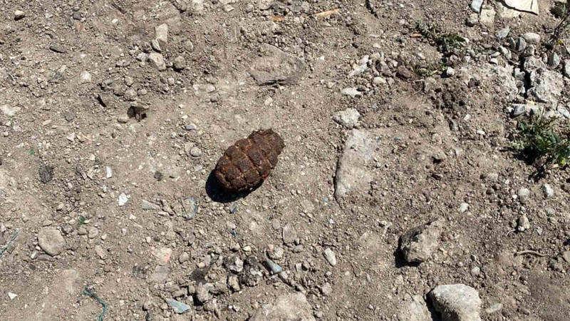 Xətai rayonunda əl qumbarası aşkar olunub
