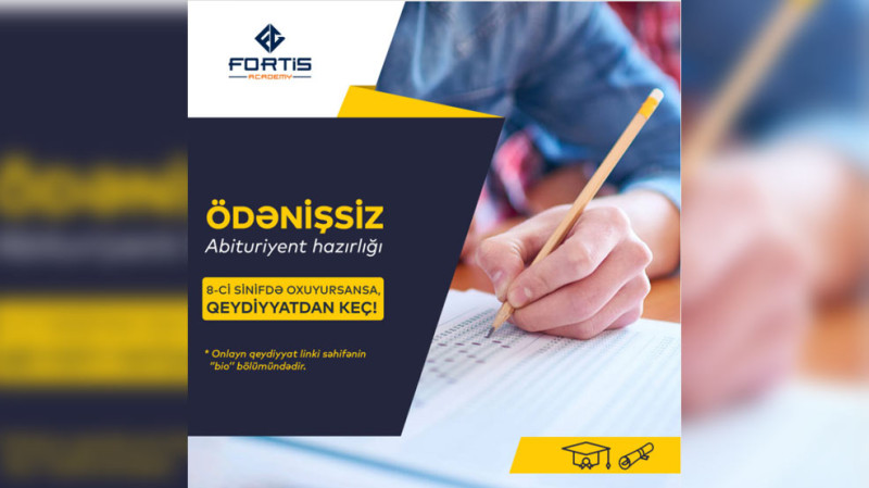 Ödənişsiz abituriyent kurslarına qeydiyyat aparılır