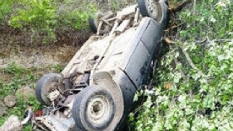 Salyanda Bakı sakininin avtomobili qəzaya uğrayıb: ölən var