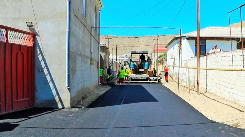Qaradağ: Lökbatan qəsəbəsinin küçələri əsaslı təmir olunur
