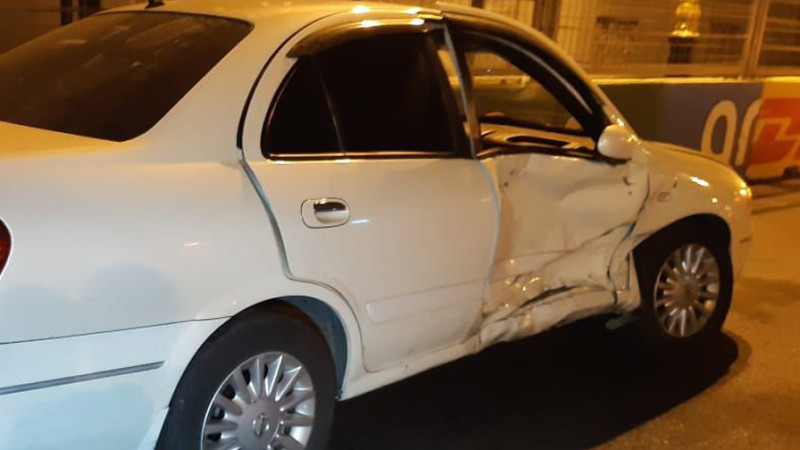 Səbail rayonunda yol qəzası baş verib: xəsarət alan var