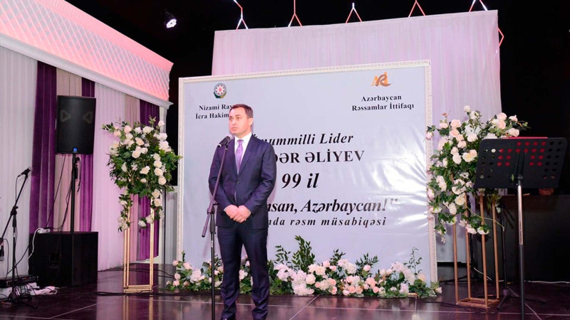 Bakıda məktəblilərin rəsm müsabiqəsi baş tutub