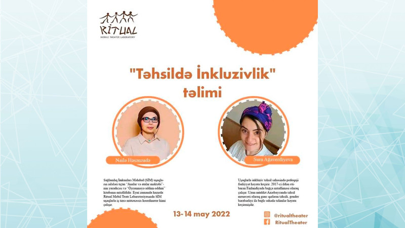 Bakıda Təhsildə İnklüzivlik adlı təlim keçiriləcək