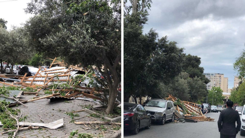 Külək Uşaq Nevroloji Xəstəxanasının damını yerindən qoparıb