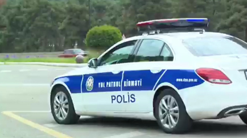 Bakıda Dövlət Yol Polisinin avtomobilini qəsdən vuran sürücü həbs edilib