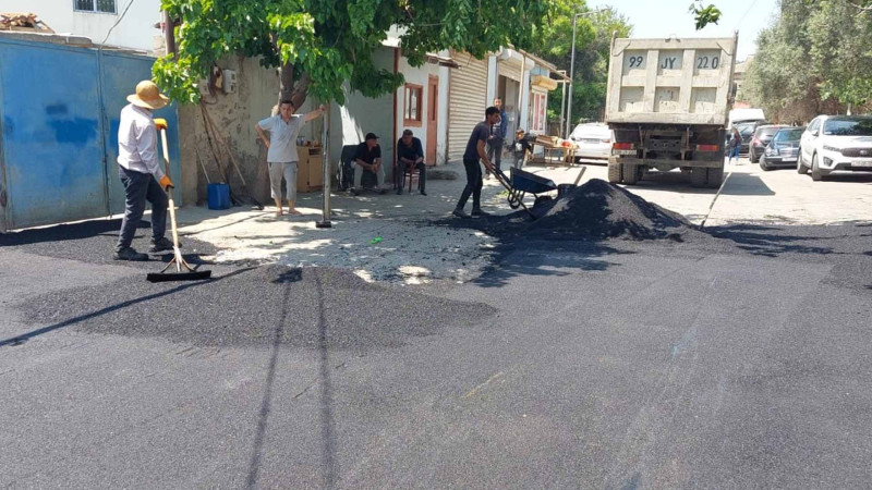 Bakıda yollarının təmir işləri davam edir