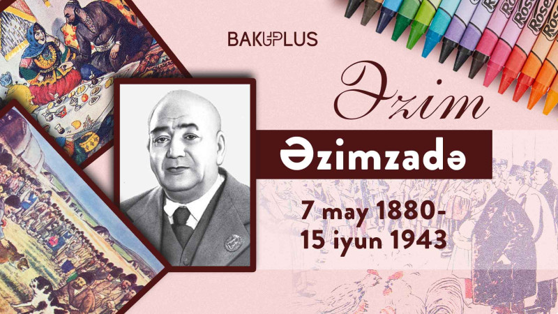 Azərbaycanın ilk peşəkar rəssamı Əzim Əzimzadənin doğum günüdür