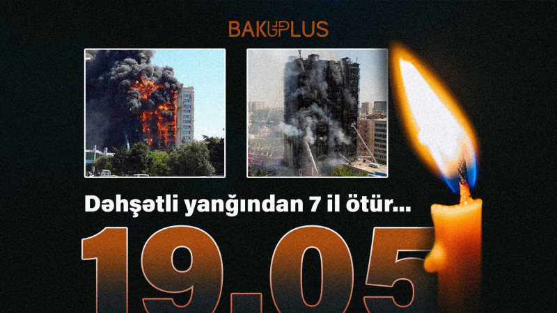 Bu gün Binəqədi rayonunda hündürmərtəbəli yaşayış binasında baş verən dəhşətli yanğından yeddi il ötür