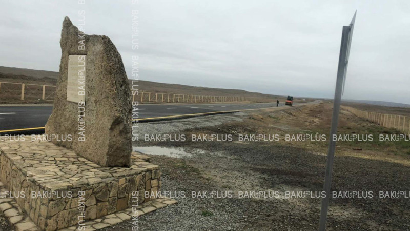 Qobustan qəsəbəsində asfalt örtüyü yenilənir