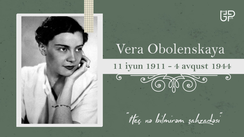 Heç nə bilmirəm şahzadəsi Vera Obolenskaya