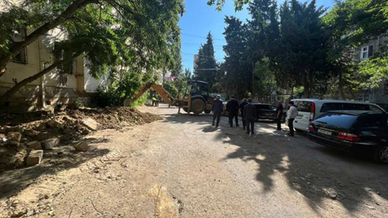Nəsimi rayonu ərazisində təmir və abadlıq işləri görülür