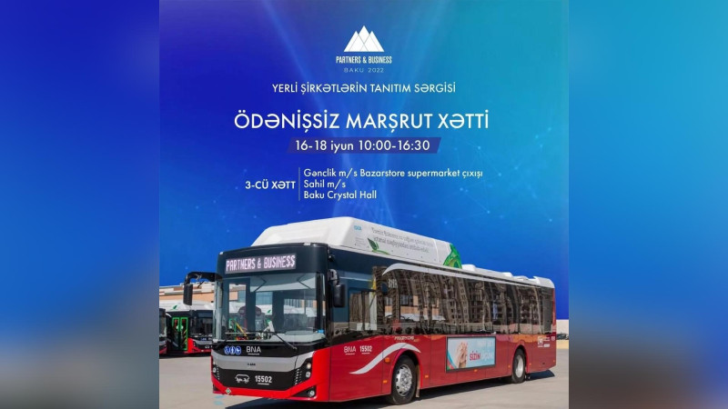 “Baku Crystal Hall”-dakı sərgiyə ödənişsiz avtobuslarla getmək mümkün olacaq