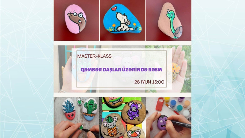 Zooparkda uşaqlar üçün “Qəmbər daşlar üzərində rəsm” adlı master-klas keçiriləcək
