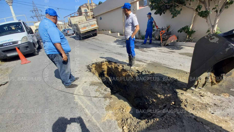 Badamdar: Şərq küçəsində təmir işləri aparılır