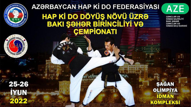 Şağan Olimpiya İdman Kompleksində Hap ki do döyüş növü üzrə çempionat təşkil olunacaq