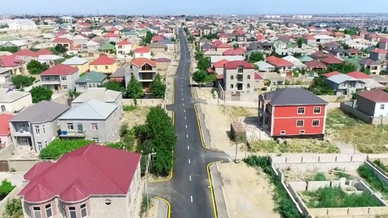 Yeni Suraxanı qəsəbəsində bu küçənin təmiri başa çatıb