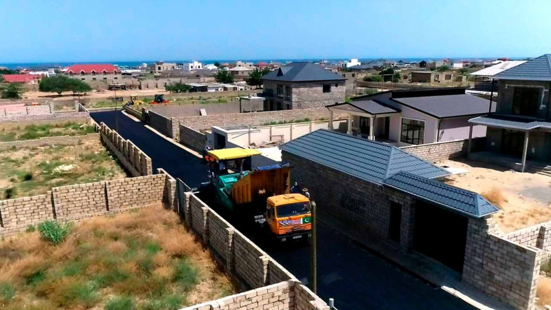 Sabunçu: Kürdəxanı və Maştağa qəsəbələrində küçələr əsaslı təmir edilir