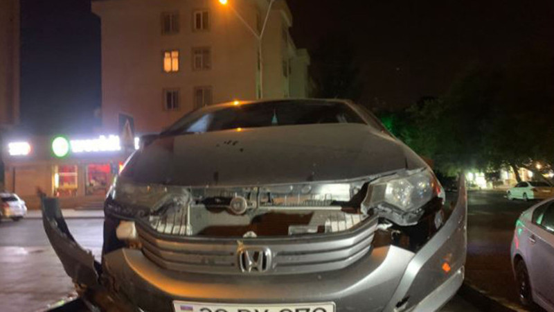 Sabunçu rayonunda un daşıyan avtomobil qəzaya düşüb