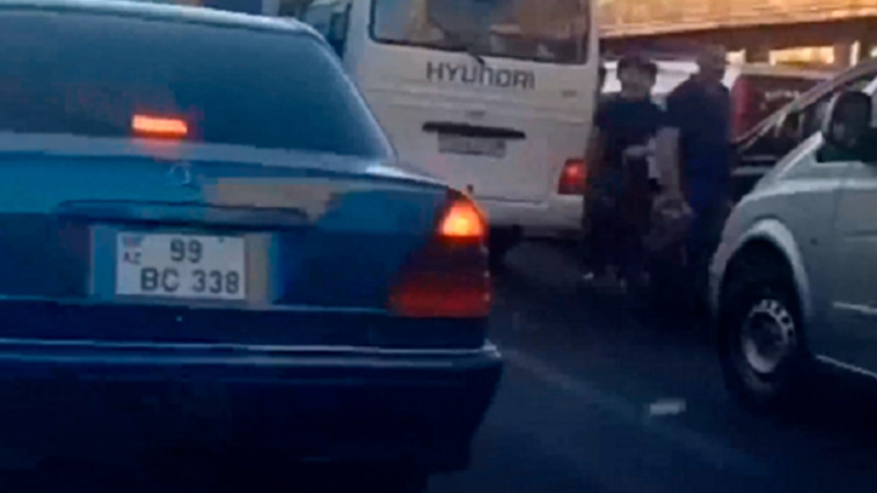 “20 Yanvar” dairəsini Sumqayıt avtobusları və manatlıq taksilər işğal edib