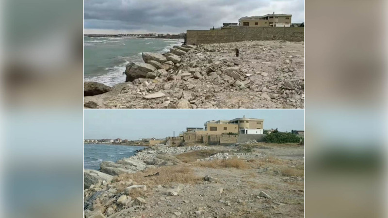 Buzovna qəsəbəsində qanunsuz tikililərin sökülməsi davam etdirilir