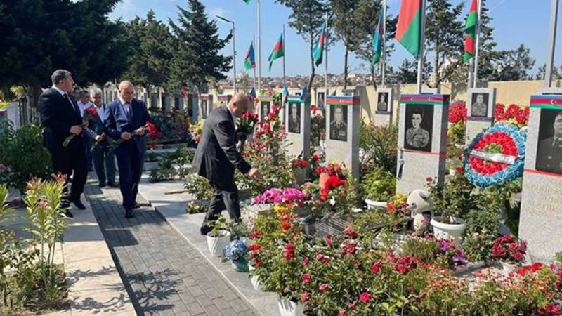Nəsimi rayonunda Vətən müharibəsi şəhidlərinin əziz xatirəsi yad edilib