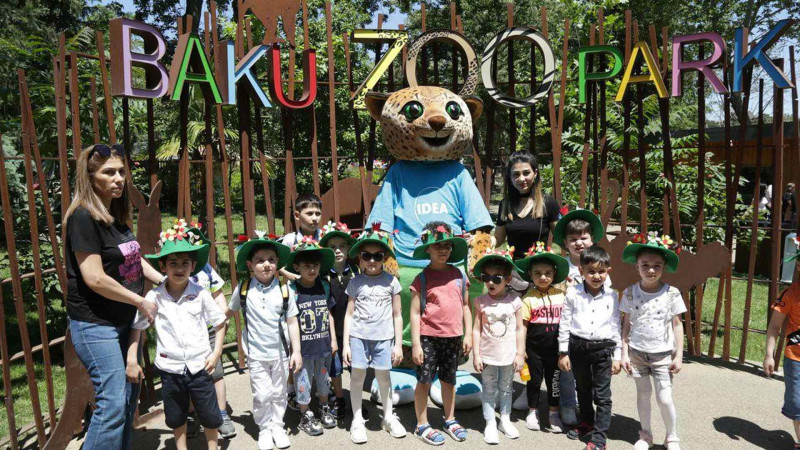 Bakı Zooparkında keçirilən şənlikdə 500-ə yaxın uşaq iştirak edib