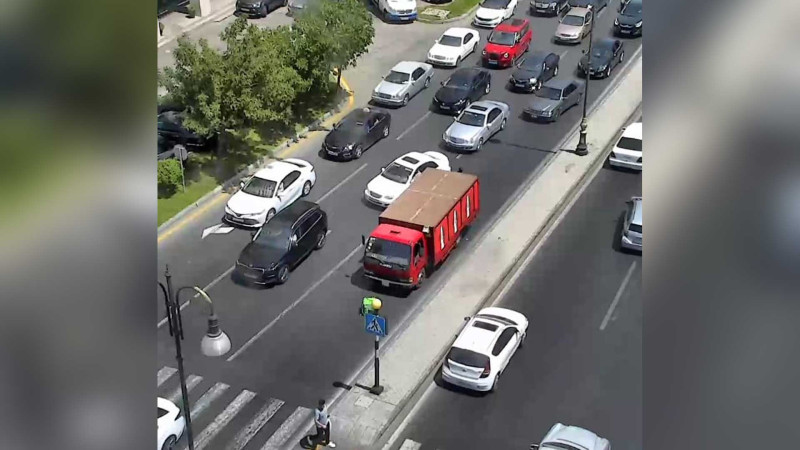 Yasamal: A.Salamzadə küçəsində yol-nəqliyyat hadisəsi baş verib