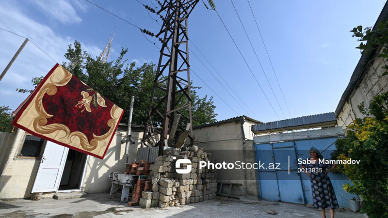 Xətai: bu küçənin sakinlərinin evləri yüksək gərginlikli elektrik naqillərinin altında yerləşir