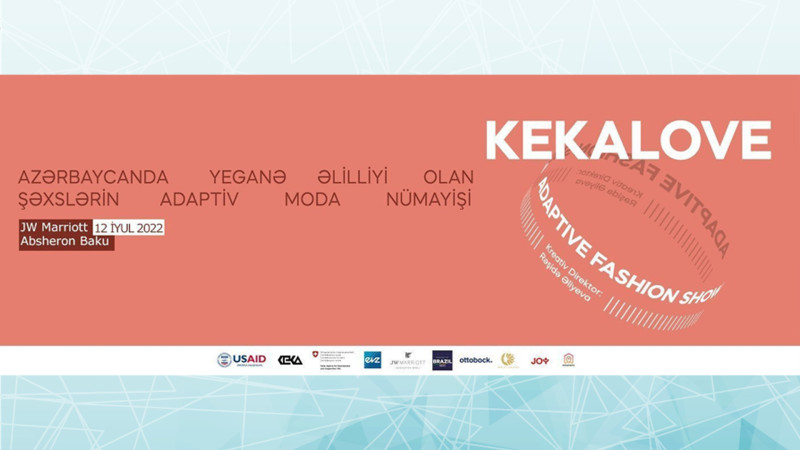 Bakıda fiziki imkanları məhdud olan şəxslər geyimlərin təqdimatını həyata keçirəcək