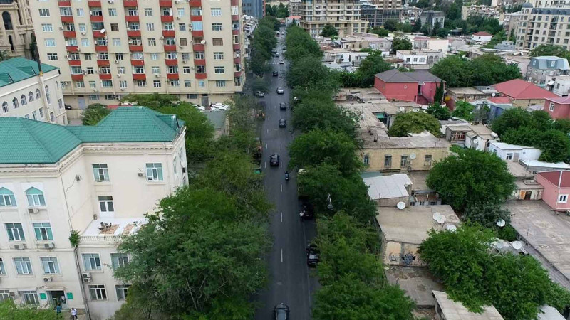 Yasamal: Zivərbəy Əhmədbəyov küçəsində yenidənqurma işləri davam edir