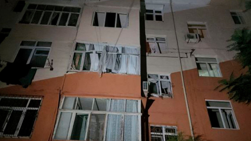 Nəsimi rayonunda ev partlayıb