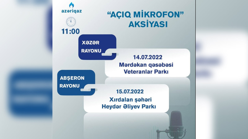 Bakıda növbəti “Açıq mikrofon” aksiyası keçiriləcək