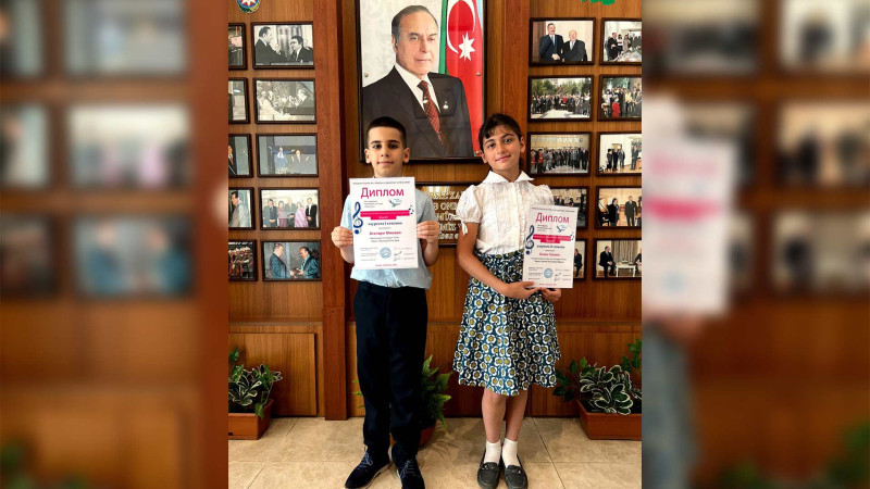 3 nömrəli uşaq musiqi məktəbinin şagirdləri növbəti uğura imza atıblar
