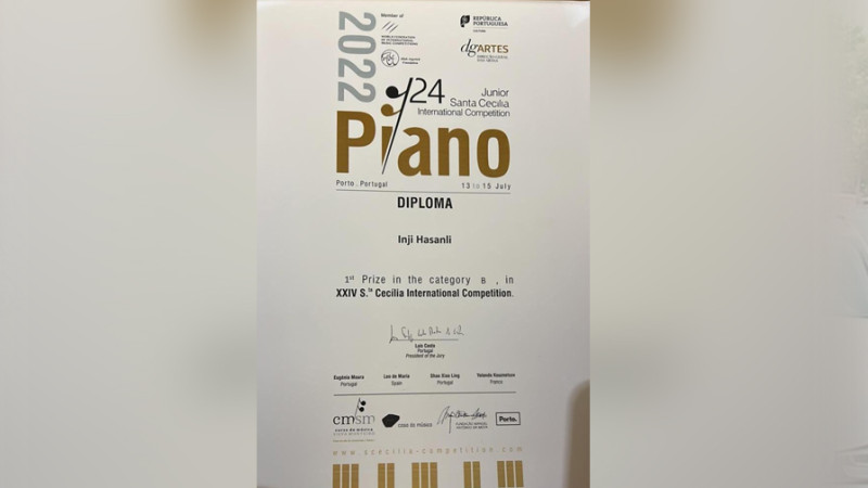 Paytaxt məktəbinin şagirdi beynəlxalq müsabiqədə I dərəcəli “laureat” adına layiq görülüb